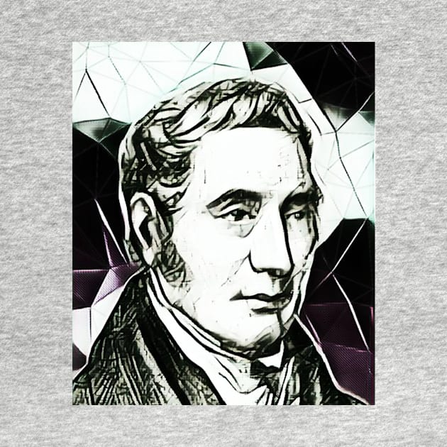 George Stephenson Black and White Portrait | George Stephenson Artwork 3 by JustLit